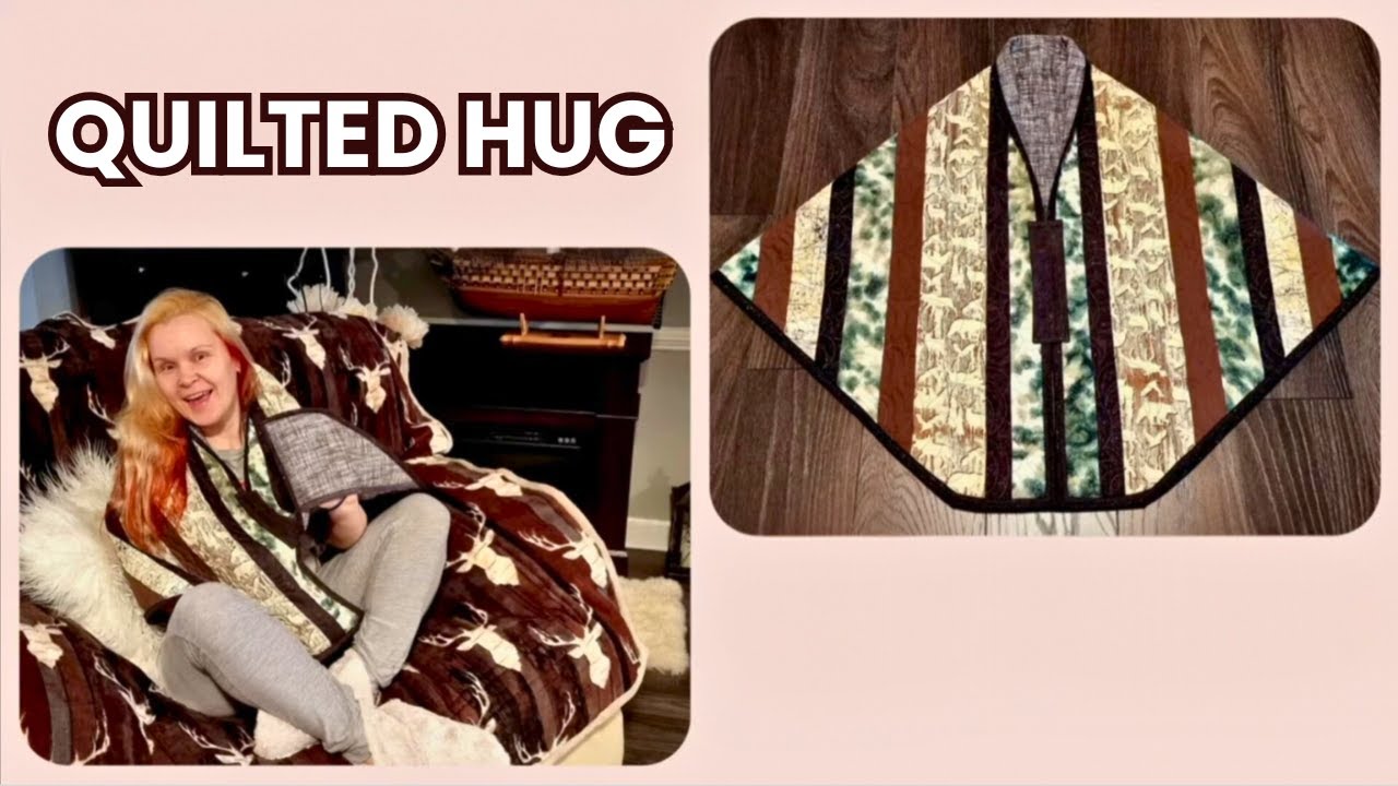 Quilted Hug Shawl DIY | Cozy Beginner Quilting Project