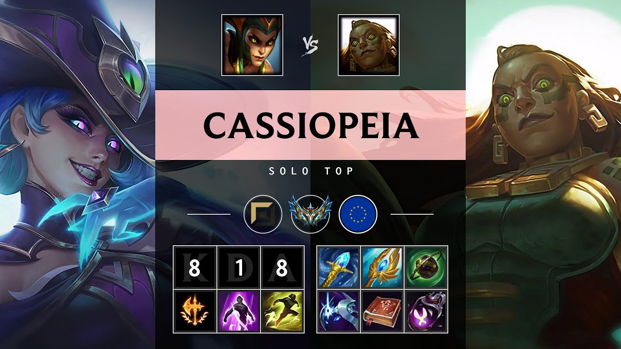 Cassiopeia Top vs Illaoi - EUW Challenger Patch 25.13