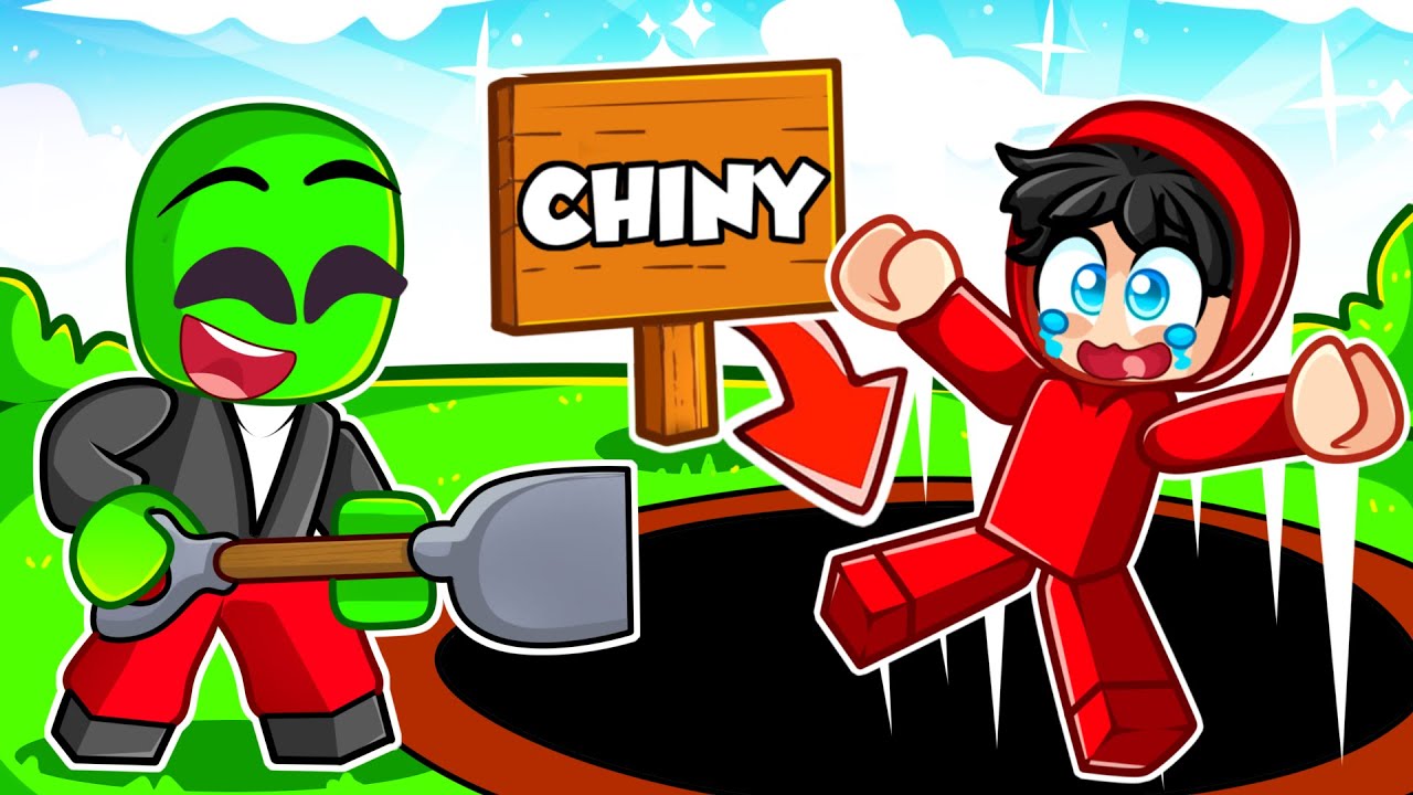ROBLOX ale KOPIEMY DZIURĘ DO CHIN! *niesamowite*