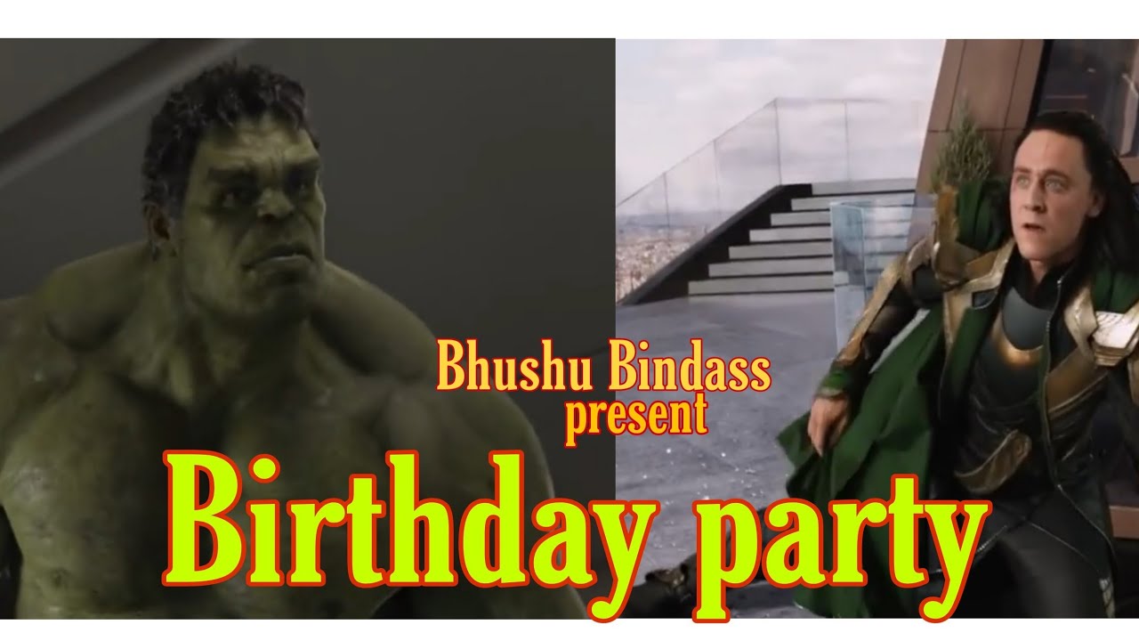 birthday chi party | Marathi Dub video| bhushu bindass