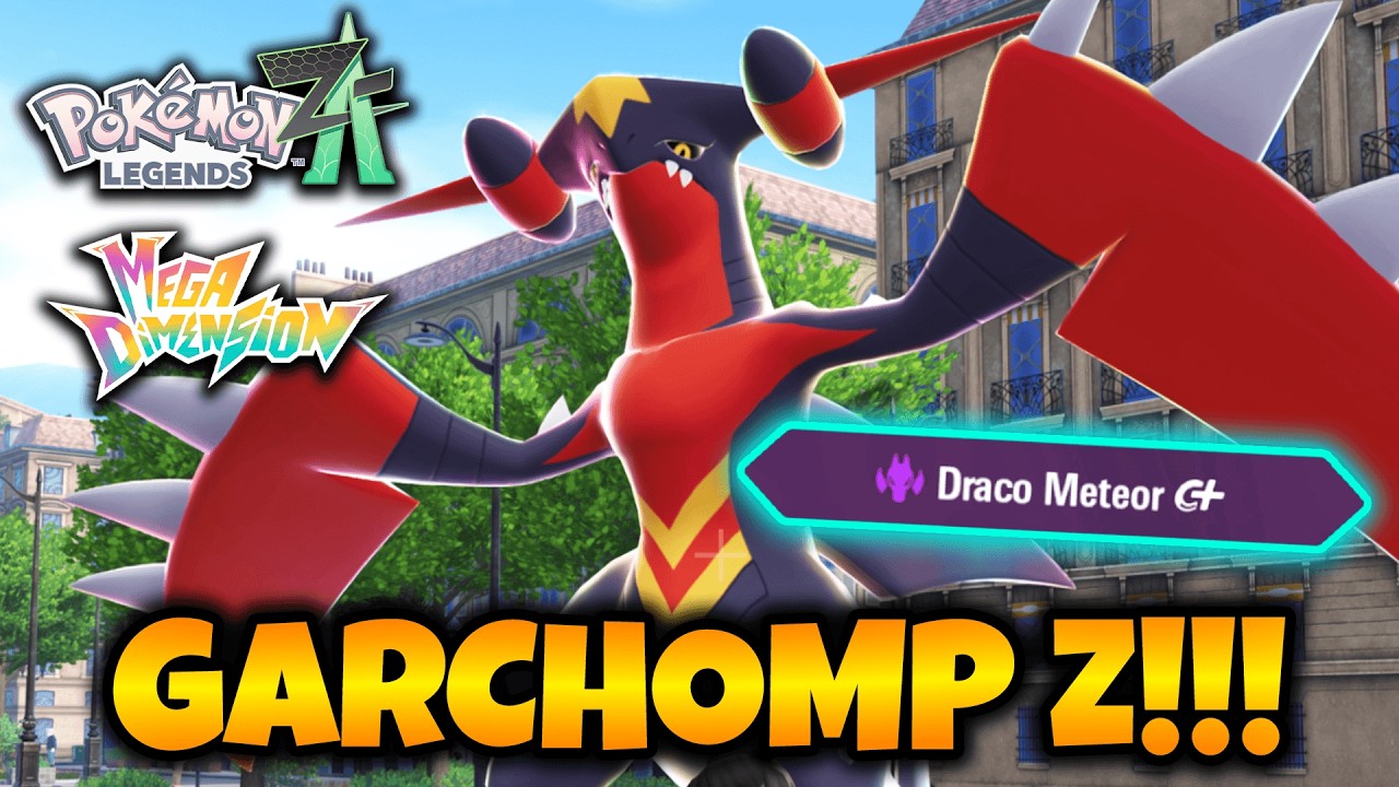 NEW Mega Garchomp Z Goes CRAZY in Pok&eacute;mon Legends Z-A Ranked Battles