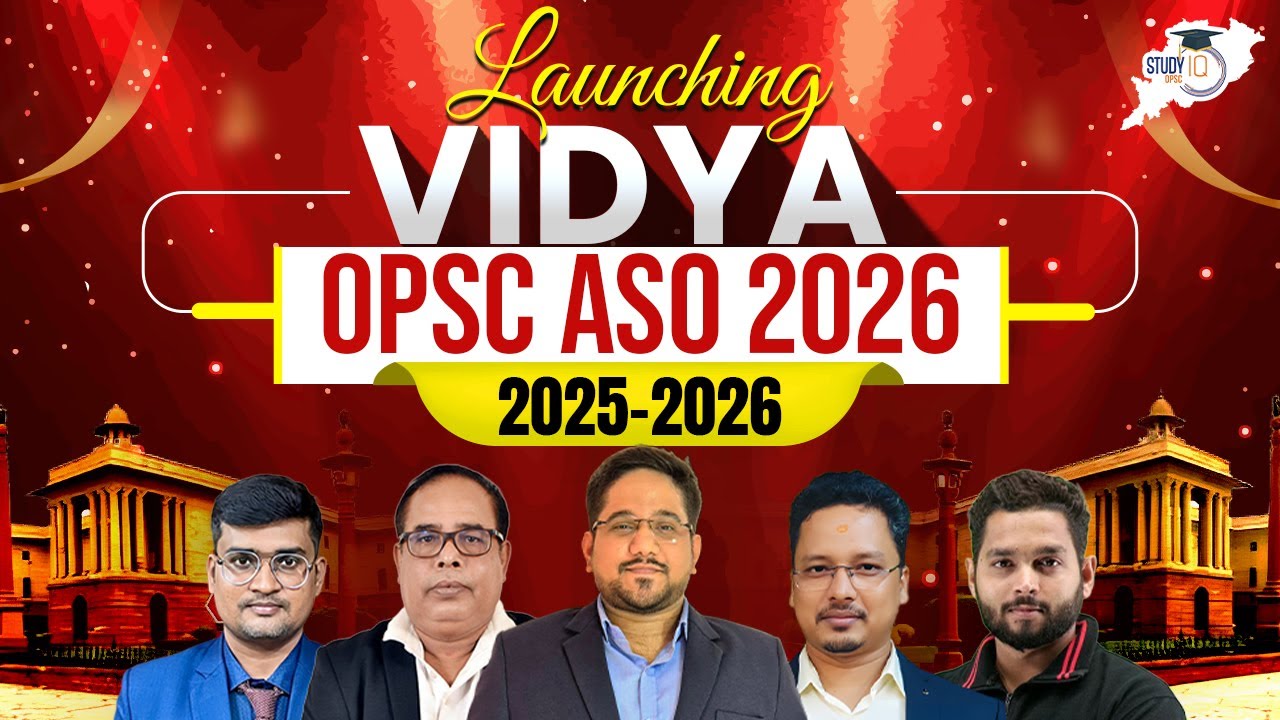 🎯 VIDYA OPSC ASO 2026 | Grand Launch Live | Complete Preparation Starts Here! #studyiq #opsc