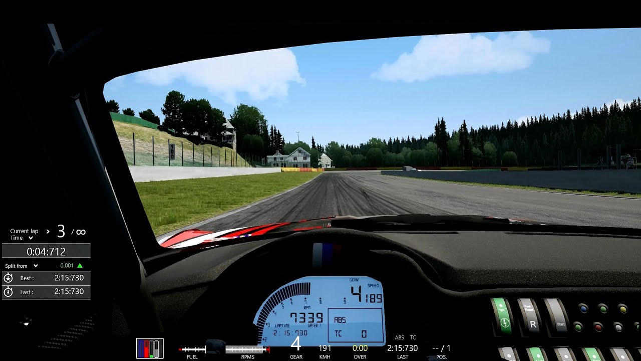 BMW Z4 GT3 - Circuit de Spa-Francorchamps - World Record 2:15:730 + setup