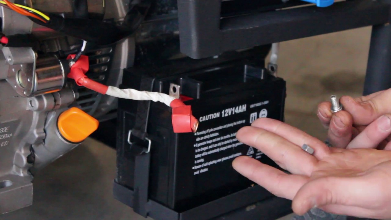 Première étape de mise en service d'un groupe électrogène