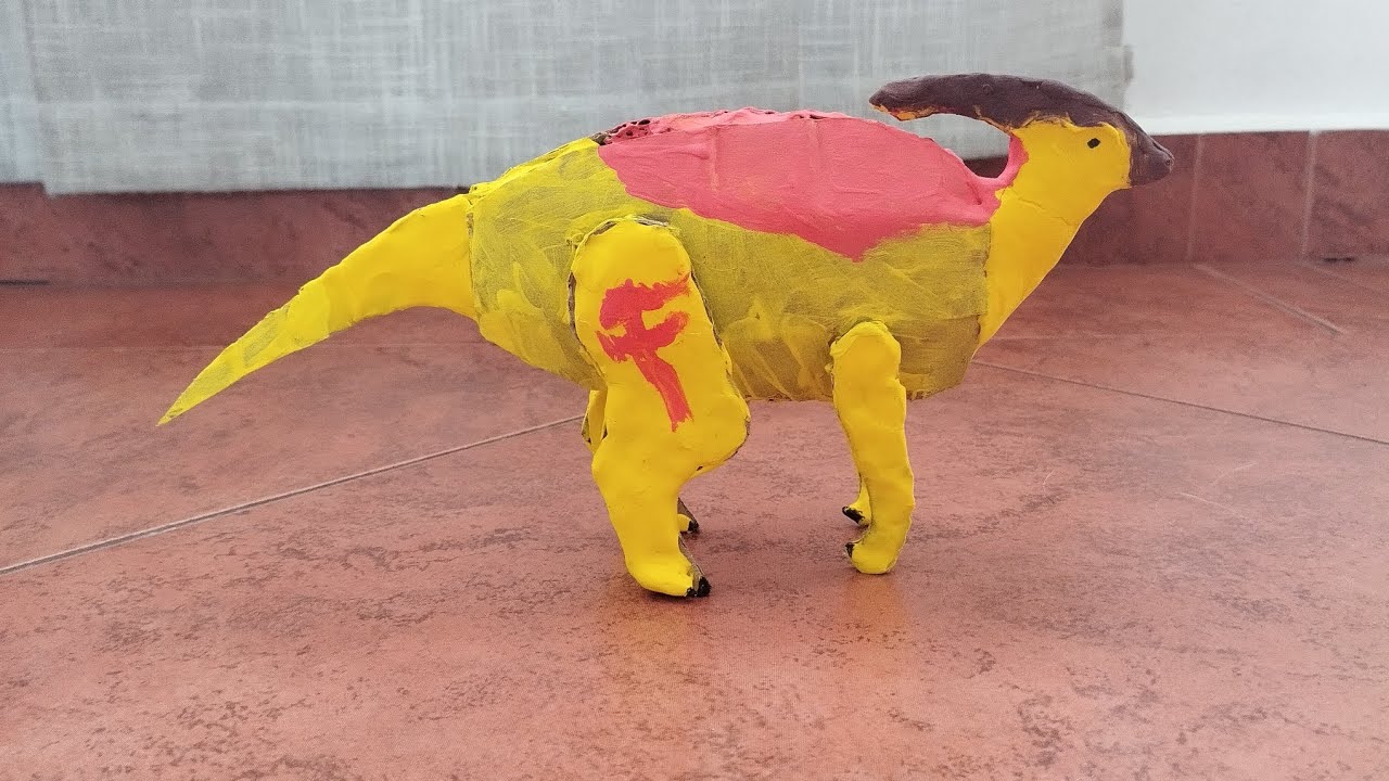 PARASAUROLOPHUS DE CARTÓN 