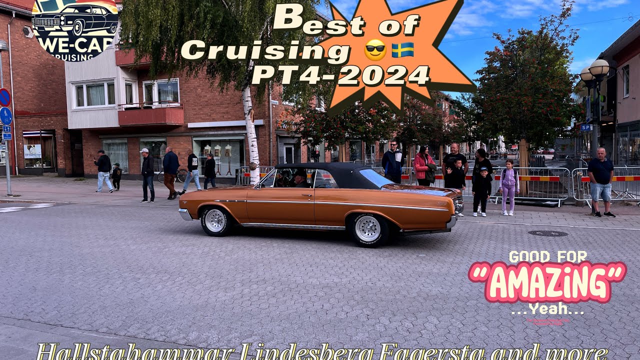 Best Of Cruising 2024 PT4 😎🇸🇪 #classiccars #oldschool #classic