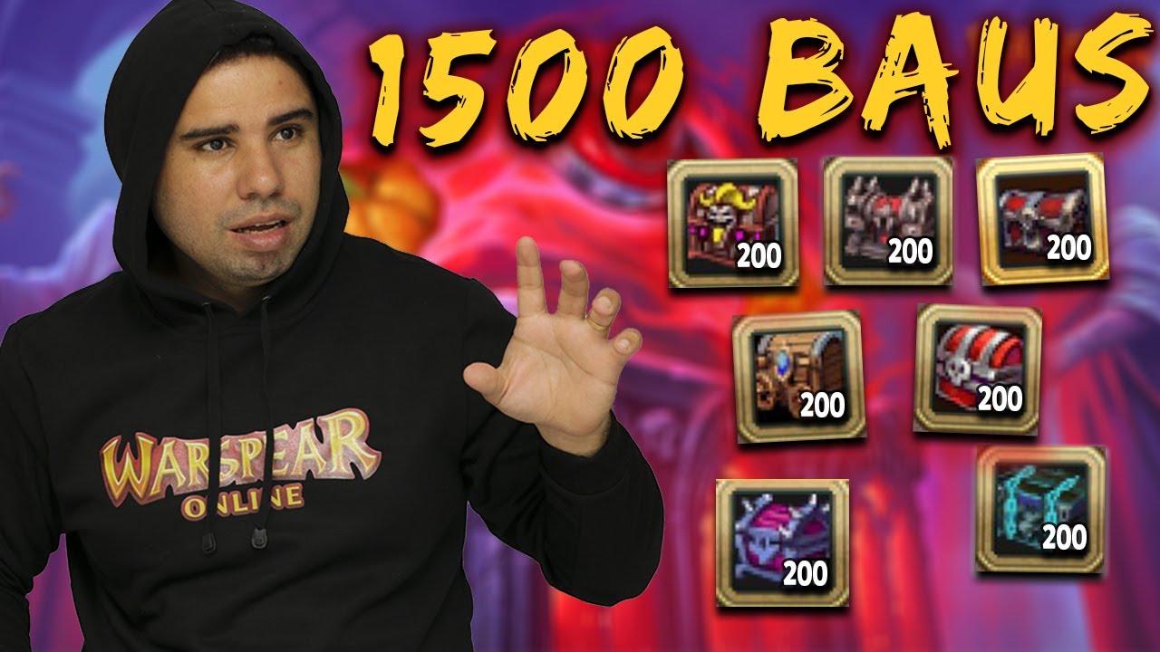 1500 Baus🎁Abri todos os Baus do Evento