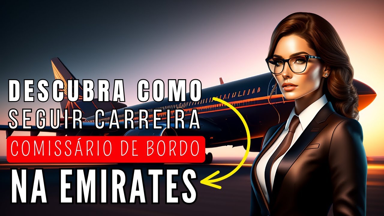 COMO SER COMISSARIO DE BORDO DA EMIRATES | Como Virar Aeromoça da Emirates