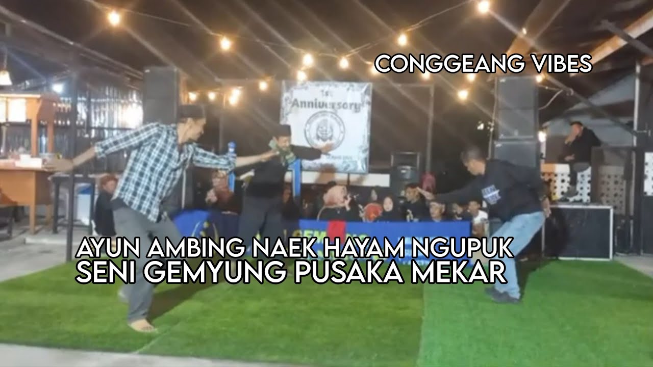 LAGU BUHUN MENGALUN DI CAFE CONGGEANG VIBES‼️SENI GEMYUNG PUSAKA MEKAR