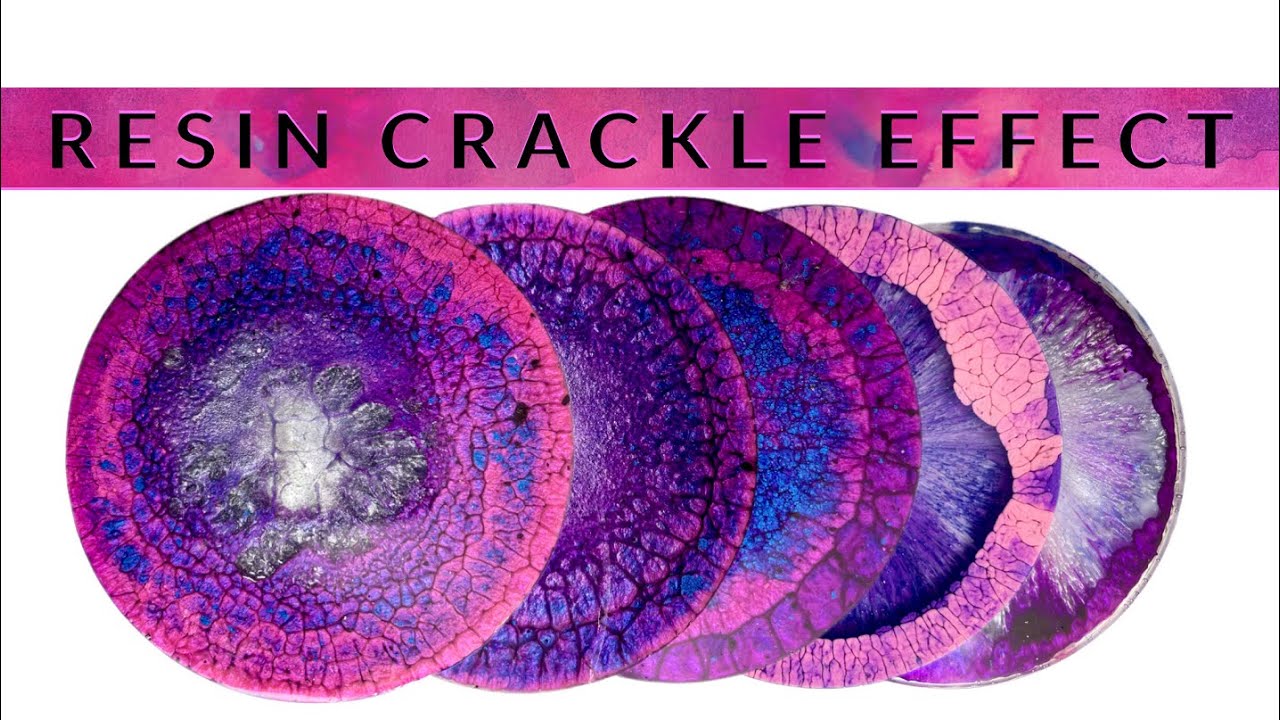 Crackle Effect in Resin: what works and what doesn't work: EXPERIMENTS