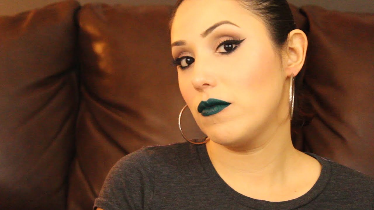 Colour Pop Blue Liquid Lipstick Tutorial