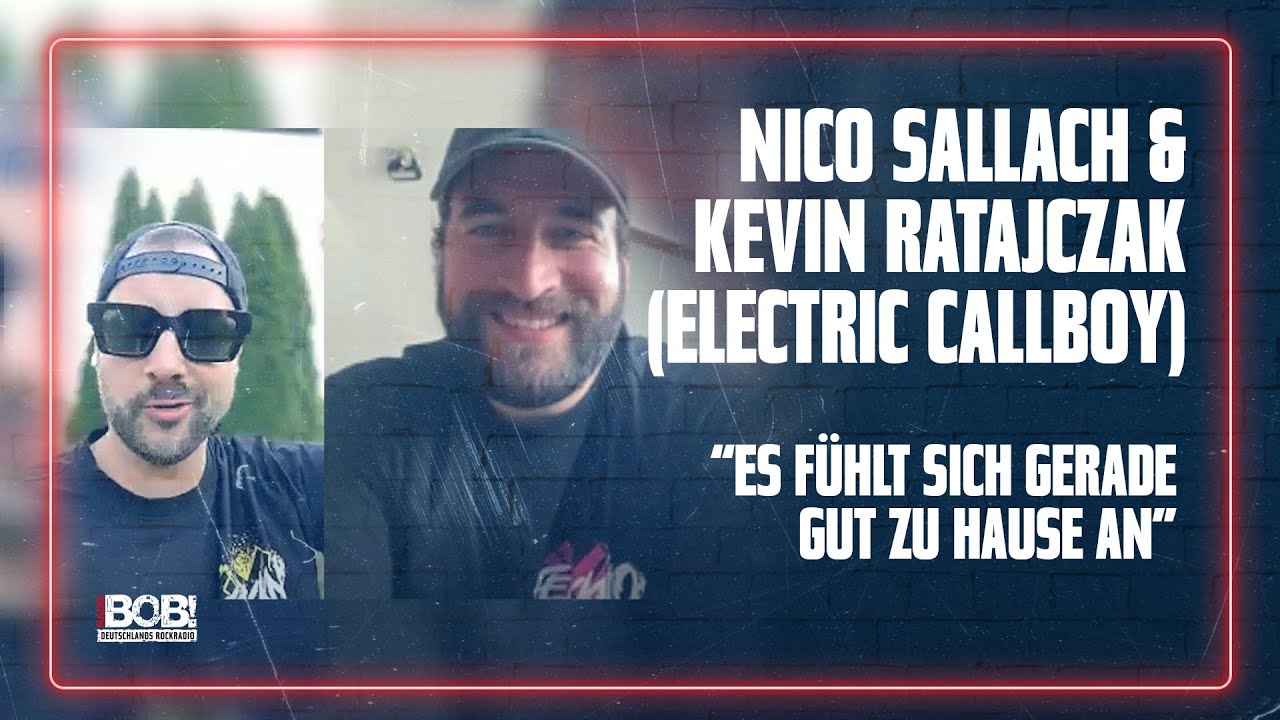 Electric Callboy: Kevin und Nico über Dad Life, Arbeit an Musik und Guilty Pleasures | BOBs Rockcall