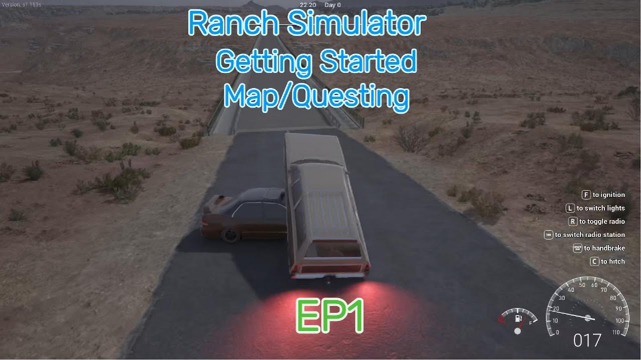Getting Started/map and quests EP1 Ranch simulator - Southwest Ranch Map