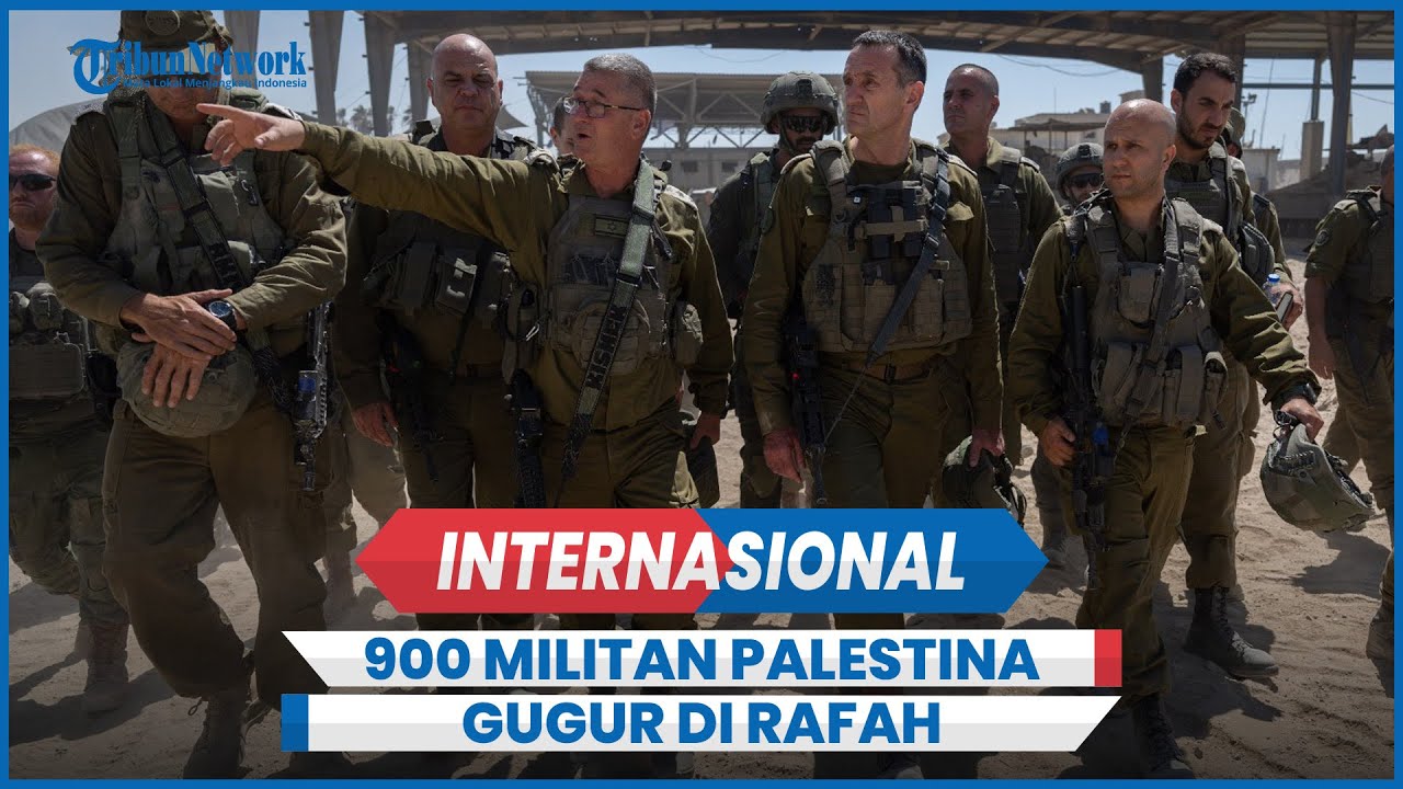 Panglima Perang Israel Klaim 900 Militan Palestina Gugur di Rafah