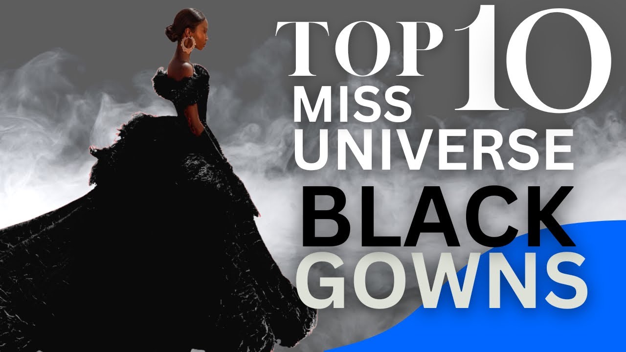 NEW! Miss Universe Most Iconic BLACK Gowns! Top 10