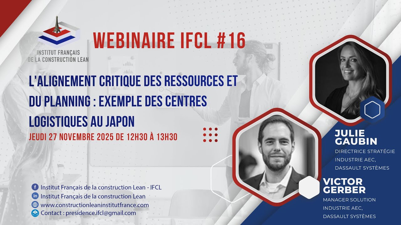 # Webinaire IFCL-16 - L'alignement critique des ressources et du planning