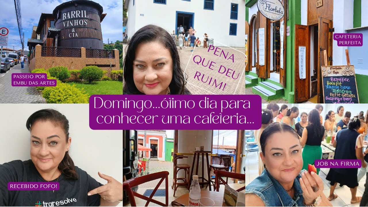 Job na Firma l Domingão l Café da manhã l Cafés l Embu das artes l Recebido fofo l Rotininha e mto +