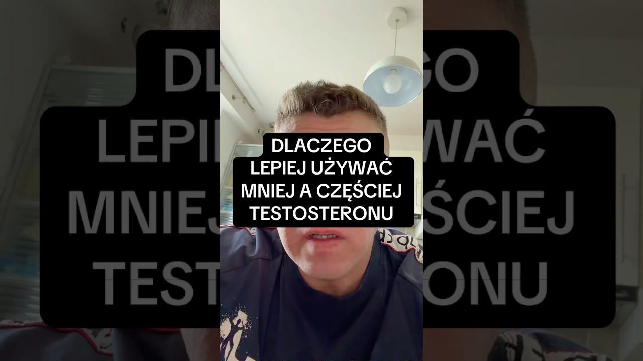 Testosteron lepiej mniej, a częściej  #shorts