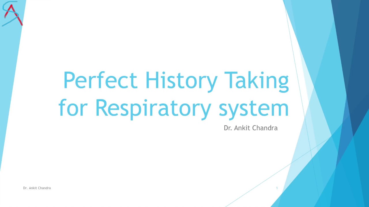 Perfect History taking for Respiratory case of General Medicine || Cough || Dr.Ankit Chandra