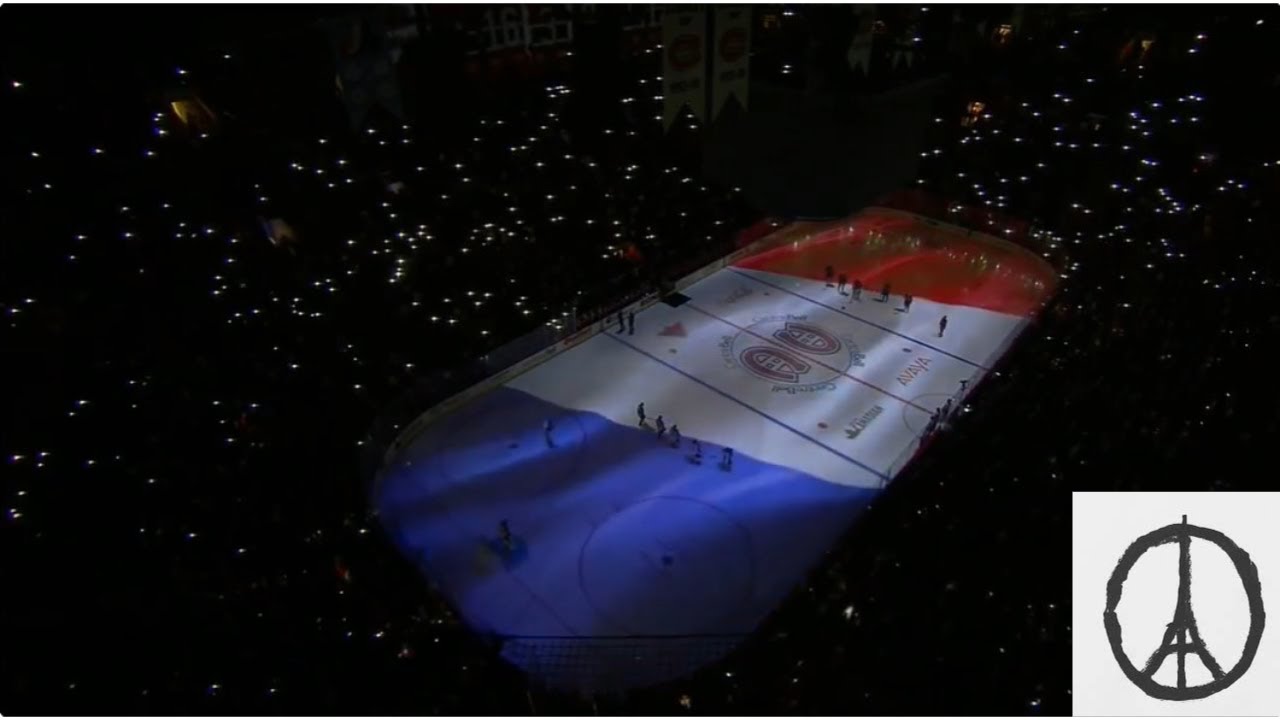 Tragédie du 13/11/15 à Paris : l'hommage du Hockey mondial