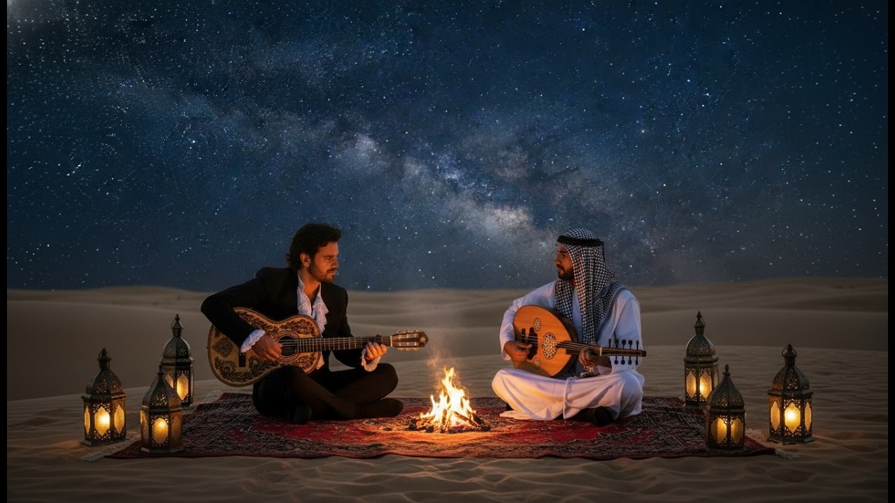 Flamenco Guitar & Arabian Oud – Relaxing World Music for Stress Relief