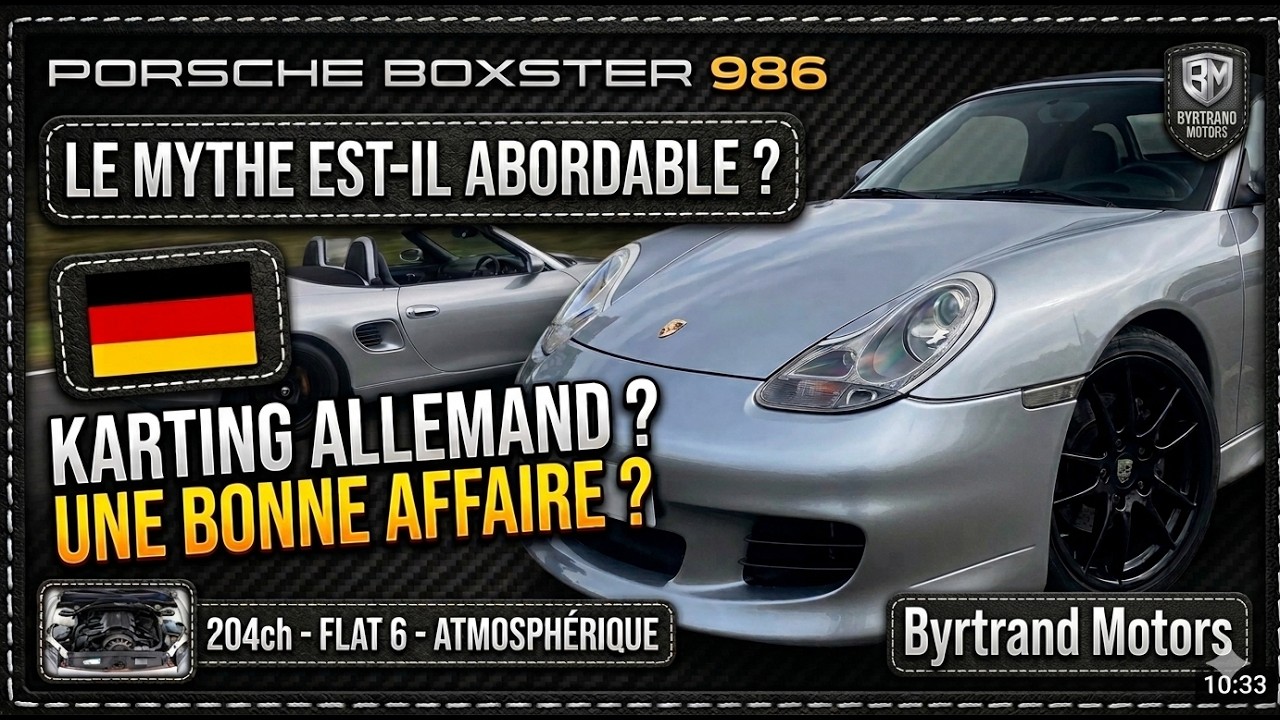 #EP11- PORSCHE BOXSTER 986 - TEST - 204CV