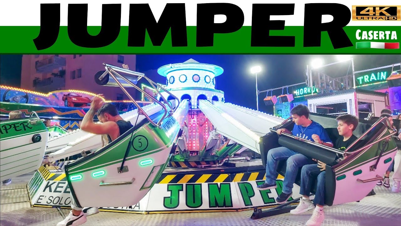 JUMPER Giostre 2023 Rides 🇮🇹 Lunapark 4K Maddaloni