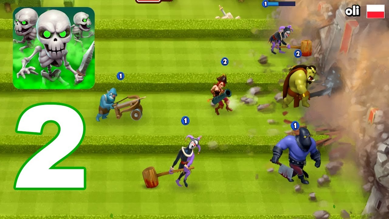 Castle Crush - Gameplay Walkthrough Part 2 - Crazy Battle (Android Games)