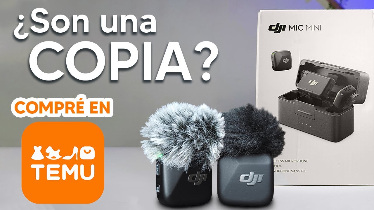 DJI Mic Mini ¿Son originales?  | Unboxing desde TEMU