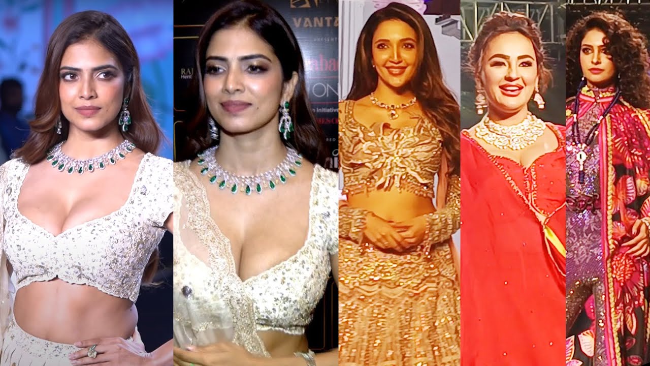 Tollywood Actress Ramp Walk Visuals at Hyderabad Times Fashion Week  Malavika Mohanan | Neha Shetty