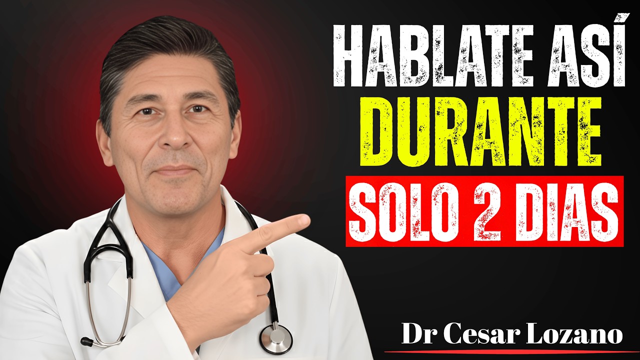 ✨ Háblate Así durante solo 2 DÍAS Y Cambia tu VIDA – Dr  César Lozano