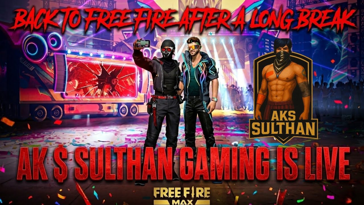 Back to Free fire 🔥 Live streaming of Ꭺĸs SULTHAN GAMING
