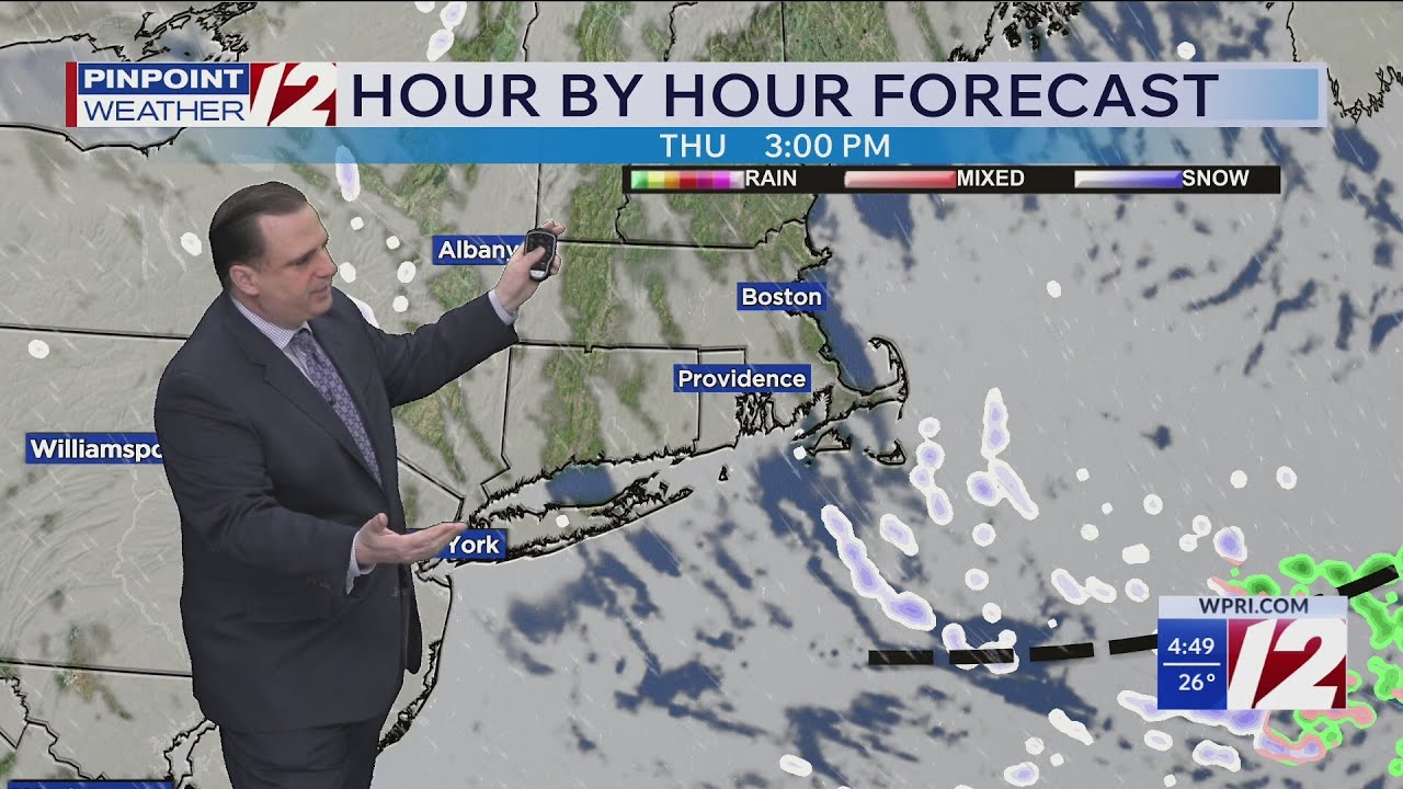 WPRI 12 Weather Forecast for 2/12/26:  Breezy and dry today
