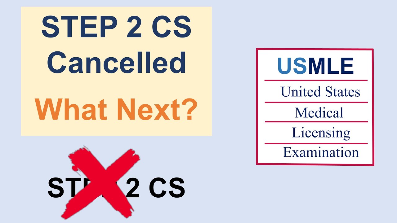STEP2 CS Cancelled! What Next?
