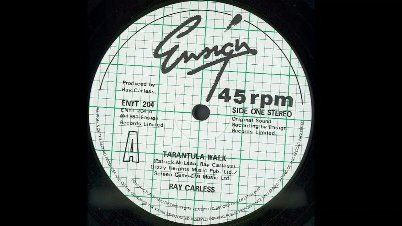 Ray Carless - Tarantula Walk (1981)