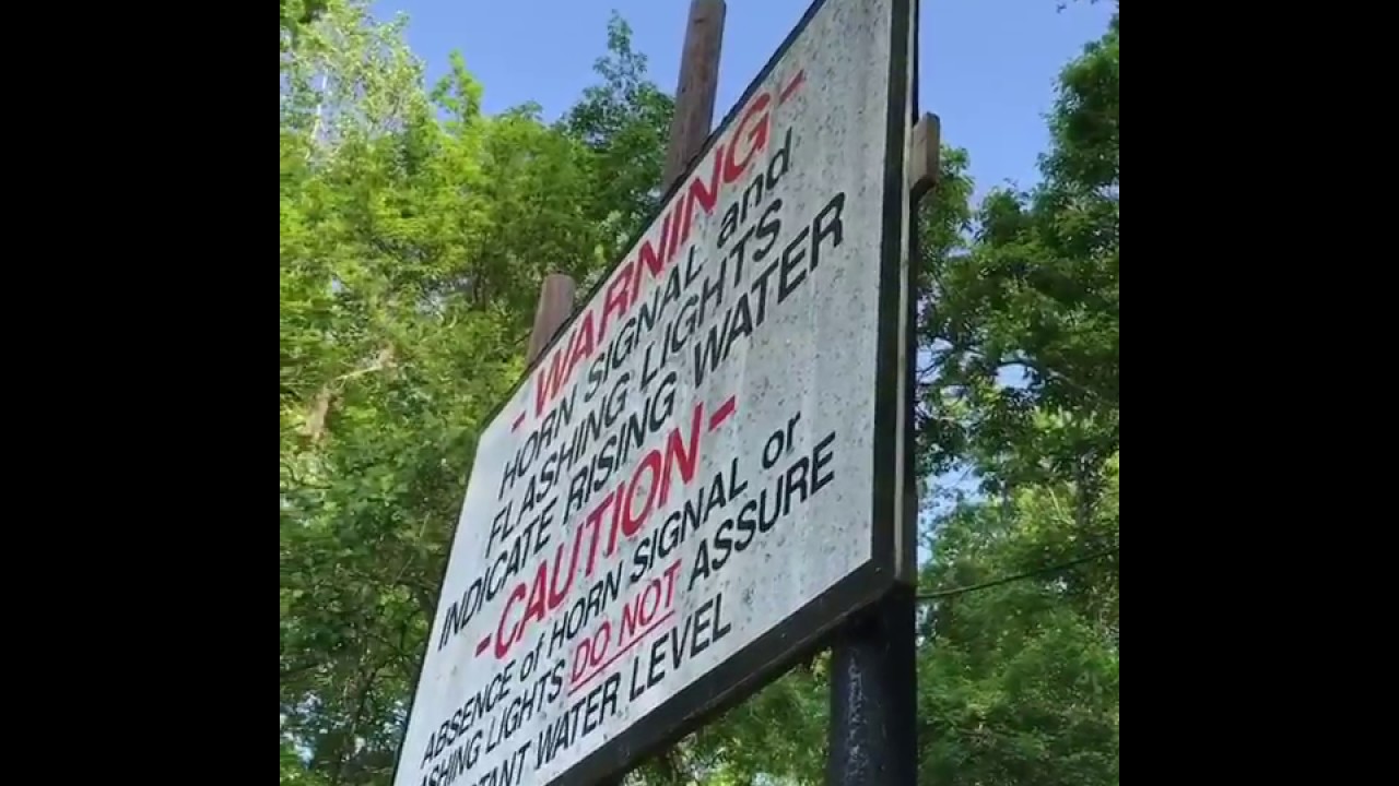 Indication of Rising Water Levels on Saluda River