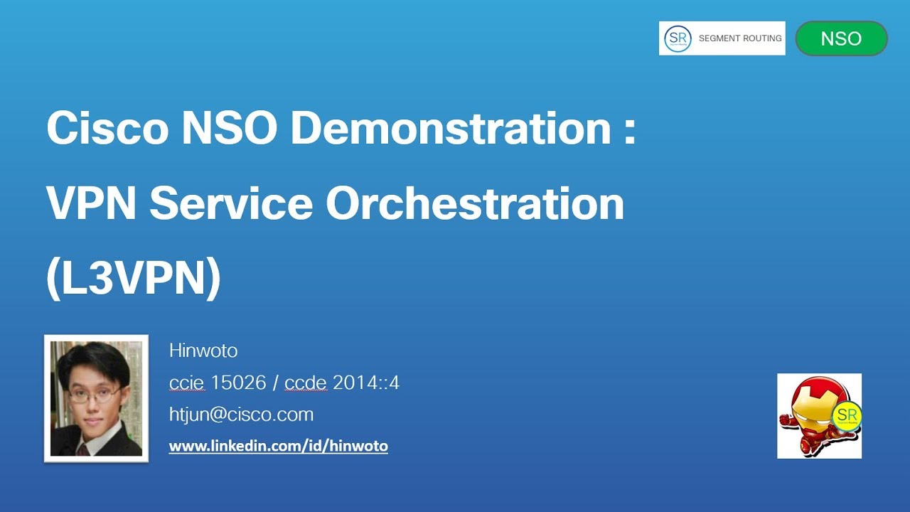 2. Cisco NSO VPN Service Orchestration (L3VPN) (2019)