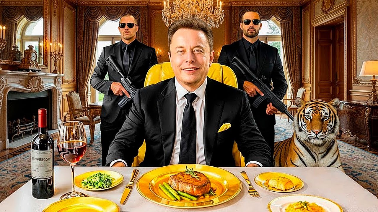 Un Dia En La LUJOSA Vida Del Trillonario Elon Musk 😰