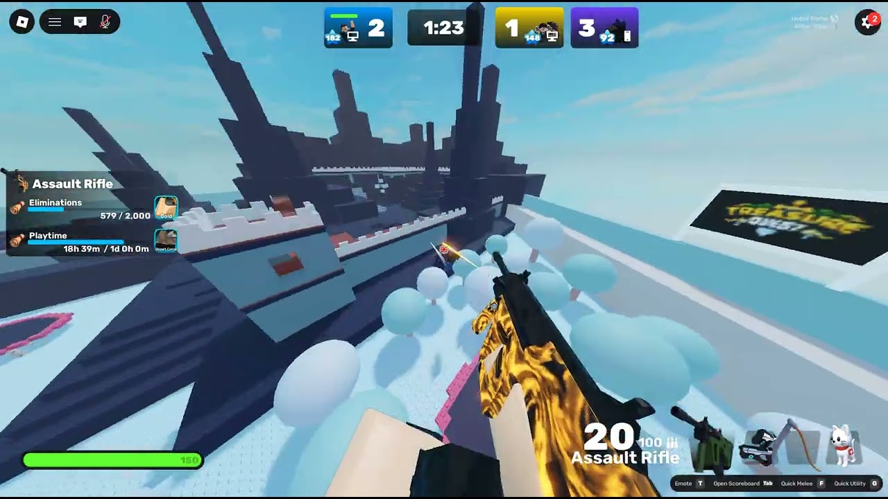 Playing Daily Gamemodes in Roblox Rivals (Part 1)