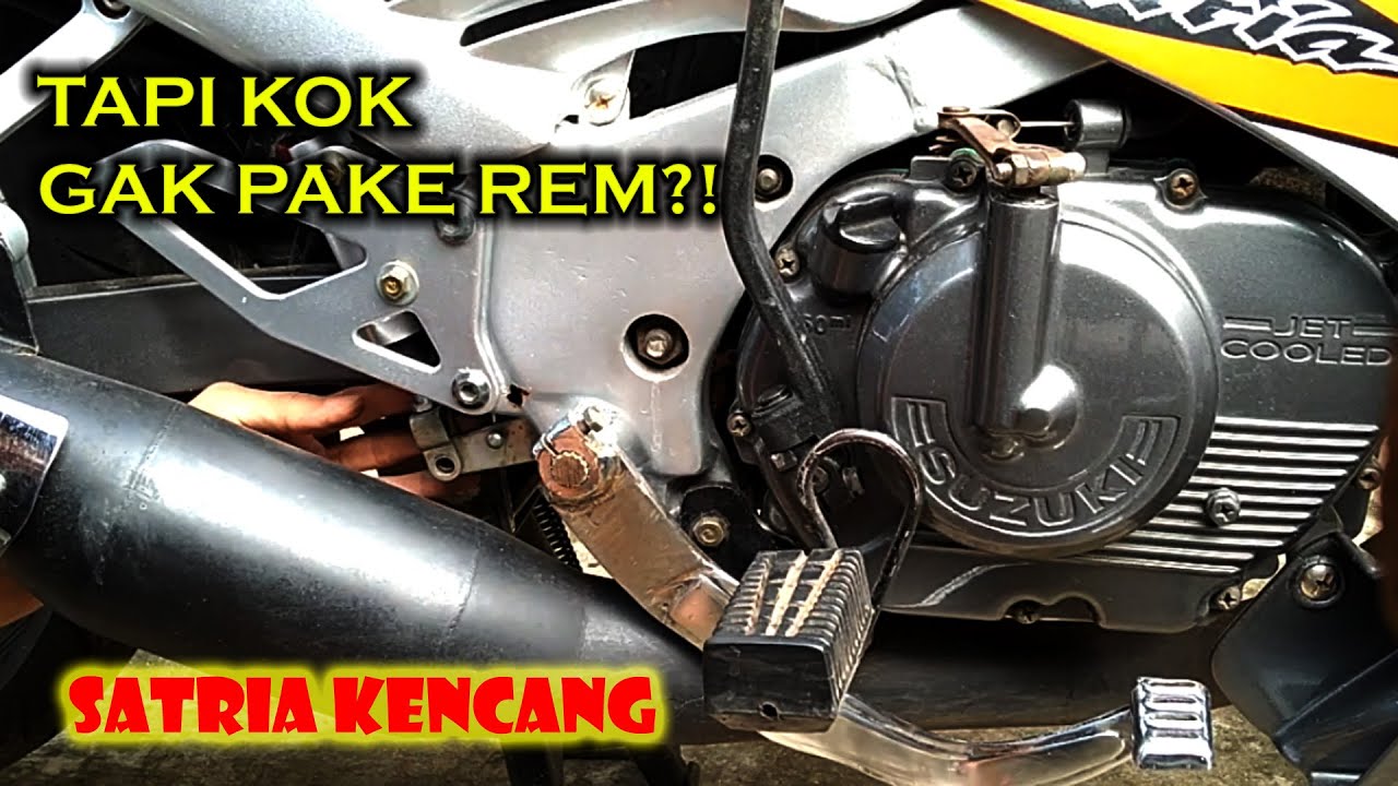 INSTALASI SISTEM REM CAKRAM HIDROLIK BELAKANG | SUZUKI SATRIA R120