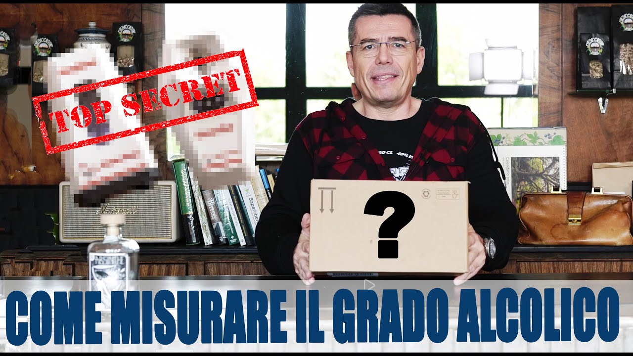 Unboxing, come misurare il grado alcolico nei liquori.