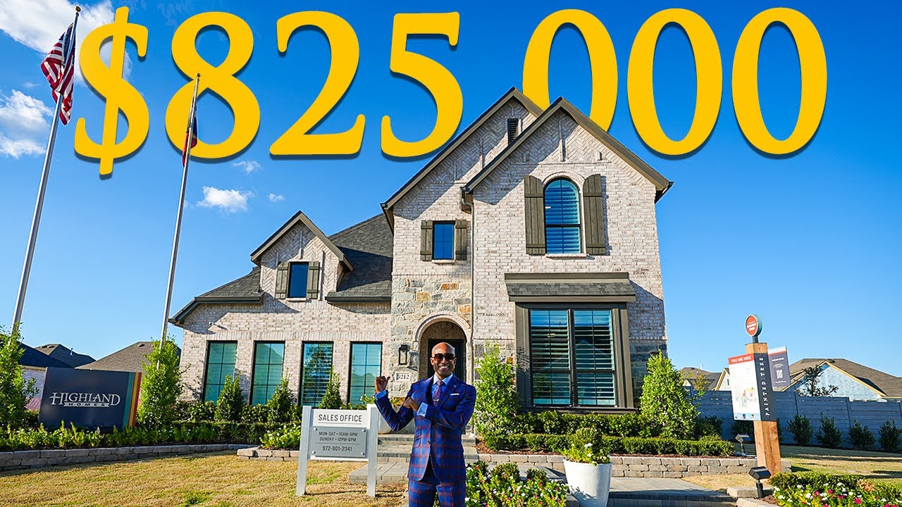 TOURING A $875,000 LUXURY HIGHLAND HOME IN MCKINNEY TX | FAR NORTH DALLAS SUBURBS | PART 1