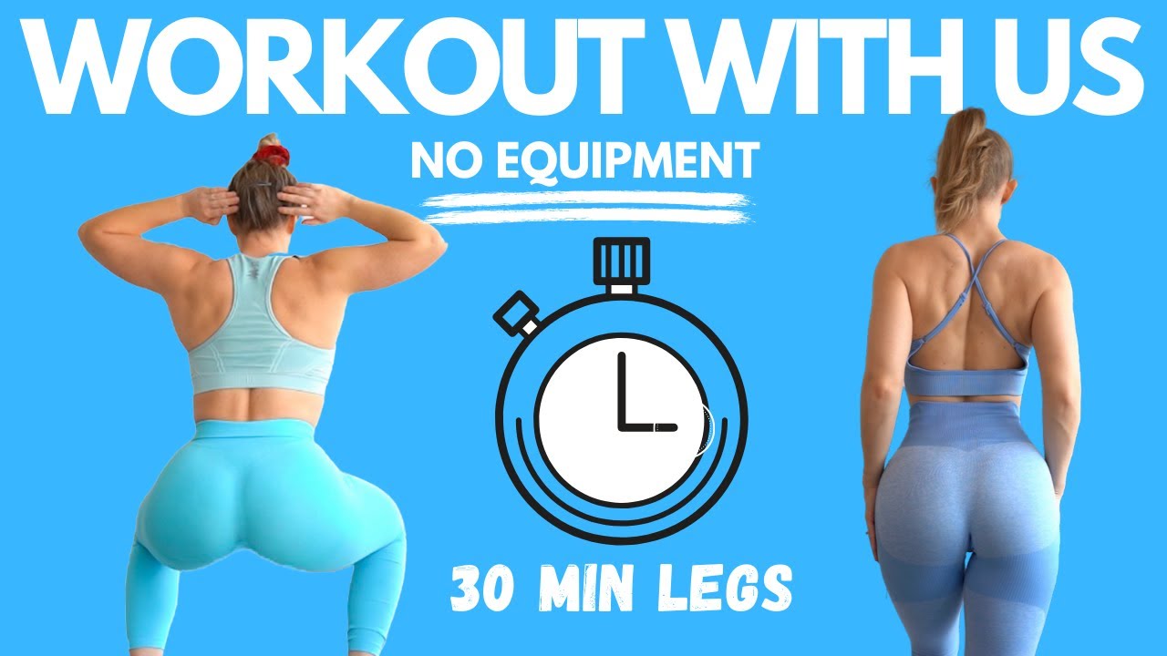 LEG CIRCUIT - Real Time No Equipment | Workout With Us