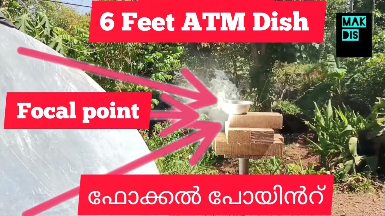 | Finding Focal Point | 6 Feet ATM Dish |#makdishinfo#ddfreedish