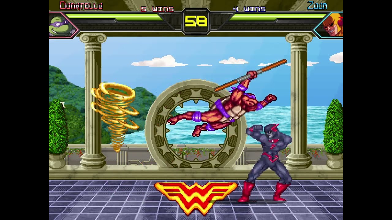 TMNT x Justice League Turbo @ Combo Breaker 2023: Psychoblue vs SentaiSlayer