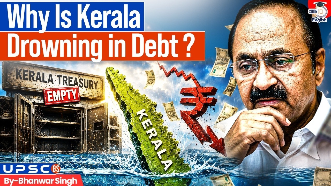 Kerala's Financial Emergency? | ₹5.07 Lakh Crore Debt Crisis Explained | StudyIQ IAS English