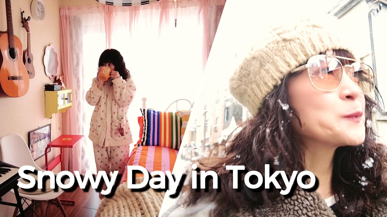 Snowy Day in Tokyo ❄️ Cozy Vlog