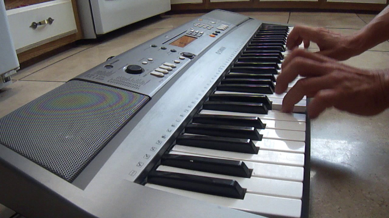 Man never played Piano before 310 yamaha keyboard  portatone