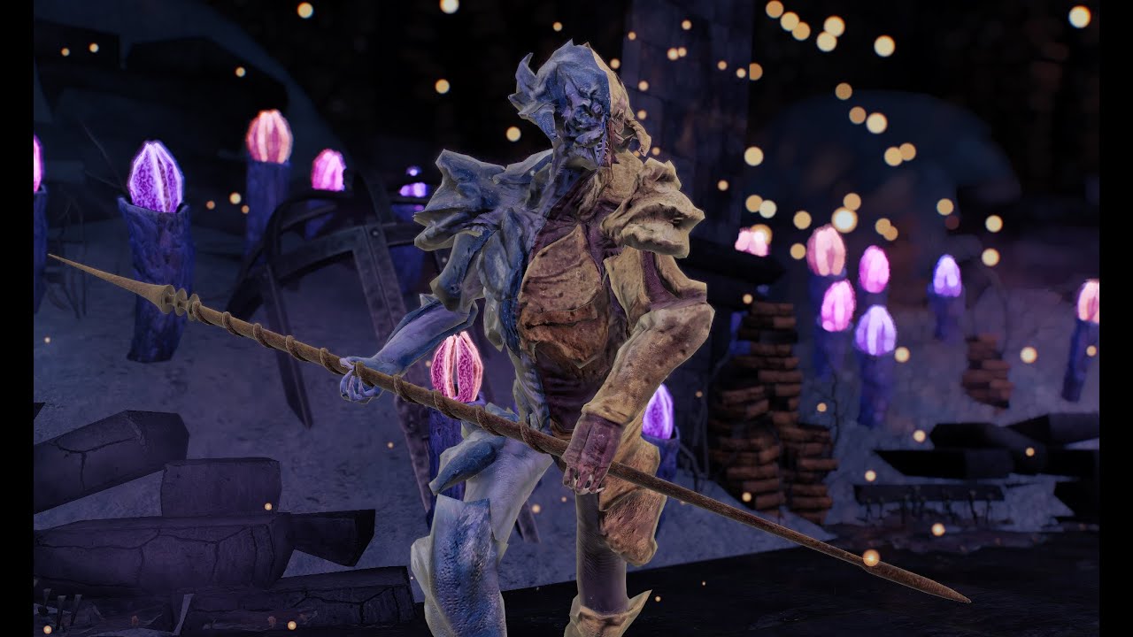 Skyrim Unslaad Boss: Khev - The Dreugh King, Molag - Lord of Lies