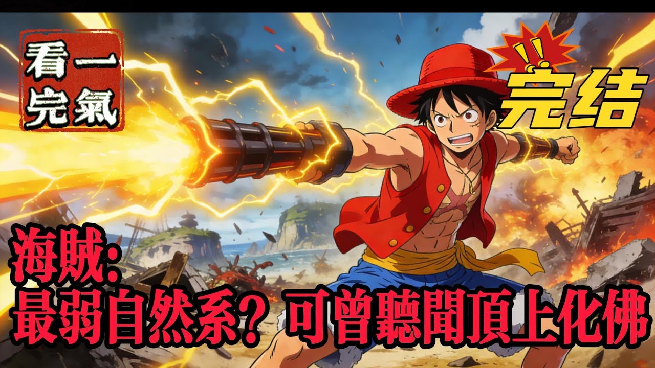💥💥💥完结！《海贼：最弱自然系？可曾听闻顶上化佛》霍曼穿越海贼王世界，在顶上战争十年前获得了海军大将绿牛的自然系森森果实。什么，只能开花和打辅助的最弱自然系?#海贼王 #漫画解说#穿越#有声漫画#